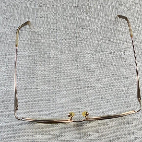 Nine West Vintage Eyeglasses Frame Half Rim Ladies Glasses Bronze Tone 51[]15 main image 5